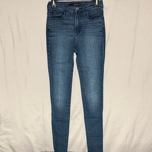 Size 25 Long KanCan High Waist Dark Wash Skinny Jeans